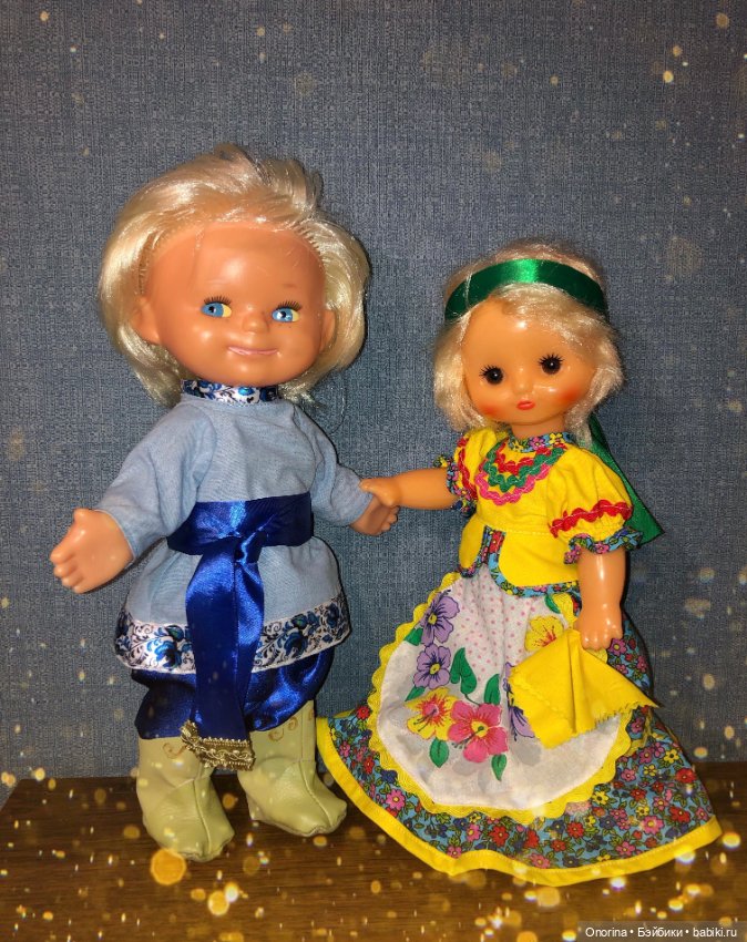 Оля и Антошка — Советские винтажные куклы (СССР): Ленигрушка (фото 2)