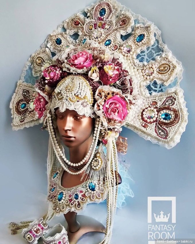 Умопомрачительной красоты кокошники Ольги Пашкиной