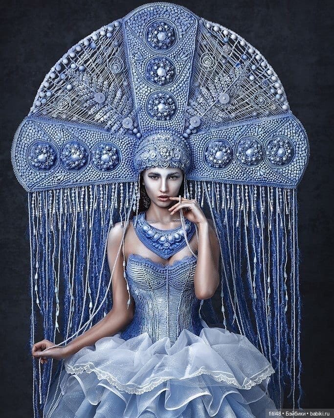Умопомрачительной красоты кокошники Ольги Пашкиной (фото 2)