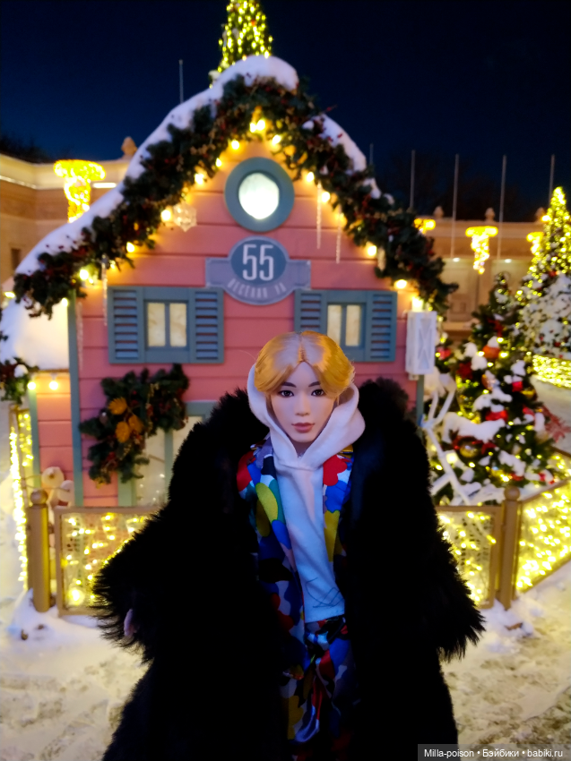 Вечерняя прогулка Сок Чжина