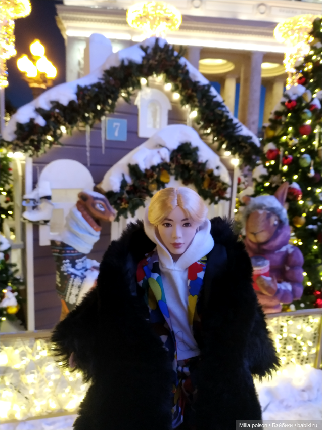 Вечерняя прогулка Сок Чжина