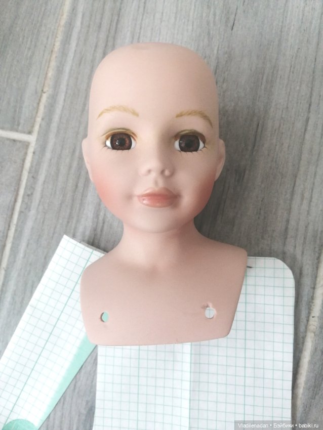 Переделка фарфоровой куклы, часть 2 (фото 8)