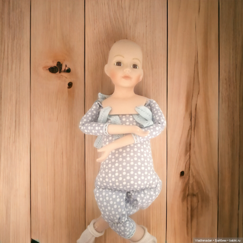 Переделка фарфоровой куклы, часть 2 (фото 2)
