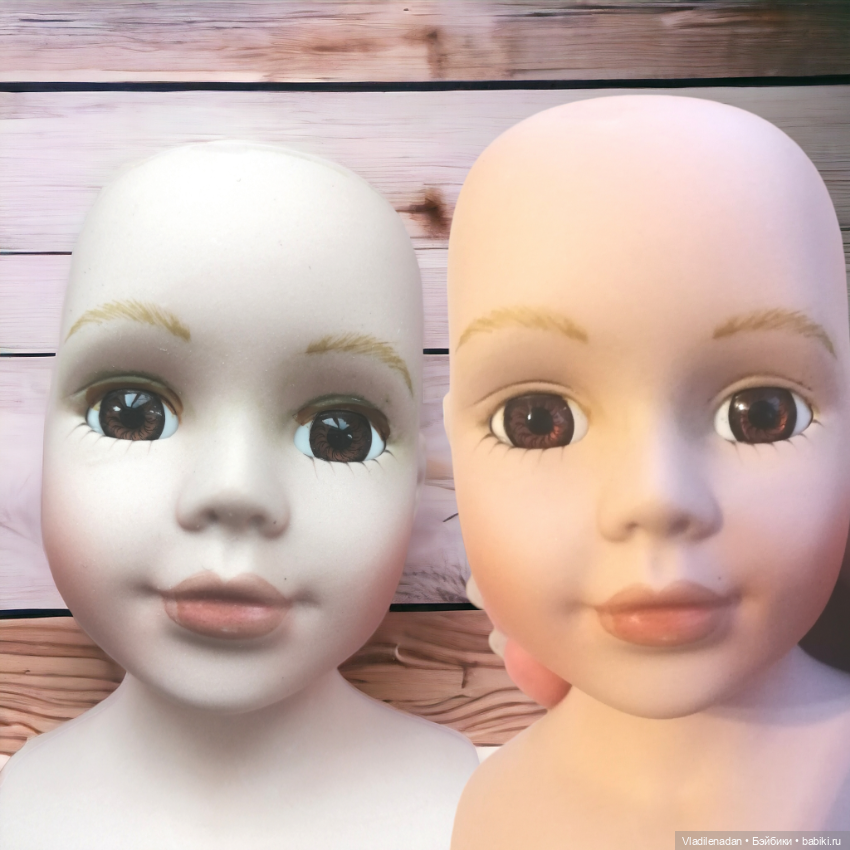Переделка фарфоровой куклы, часть 2 (фото 6)