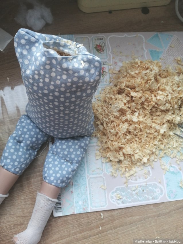 Переделка фарфоровой куклы, часть 2 (фото 10)