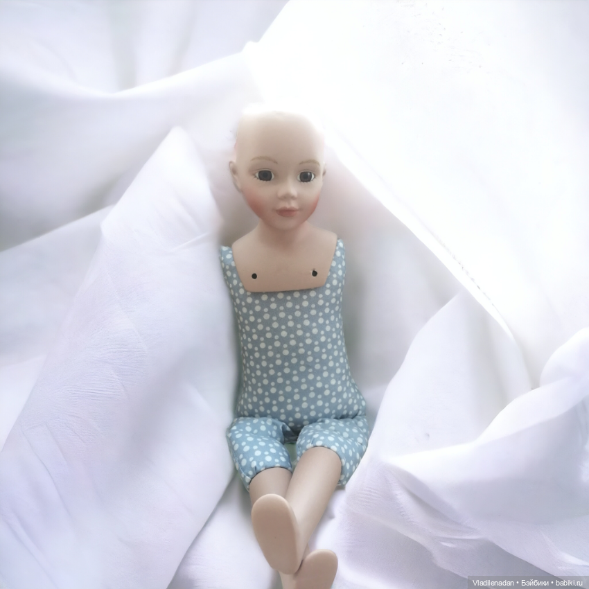 Переделка фарфоровой куклы, часть 2 (фото 4)