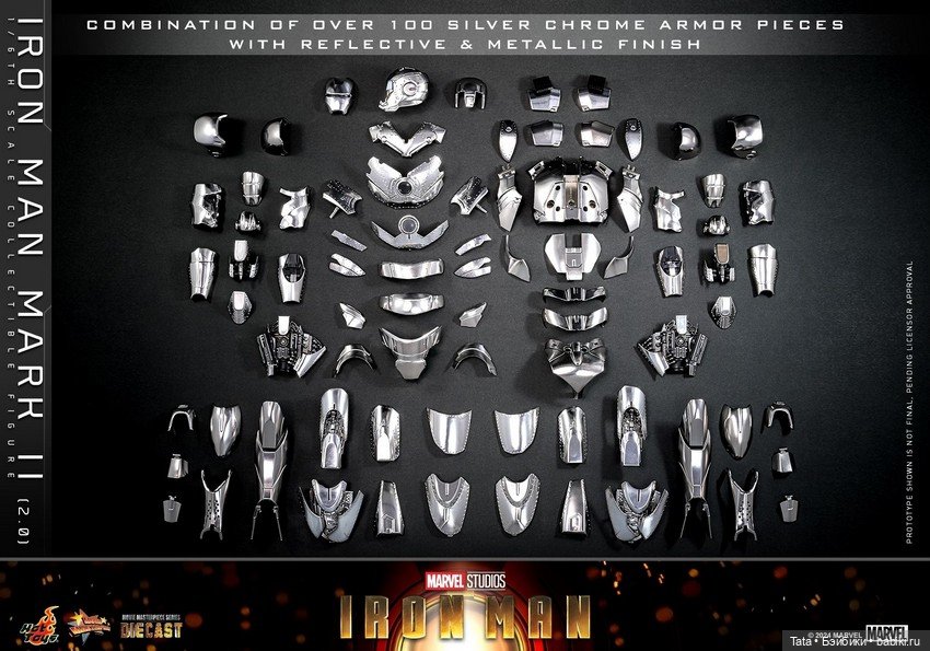 Фигурка Железного Человека Марк II - Hot Toys (фото 4)