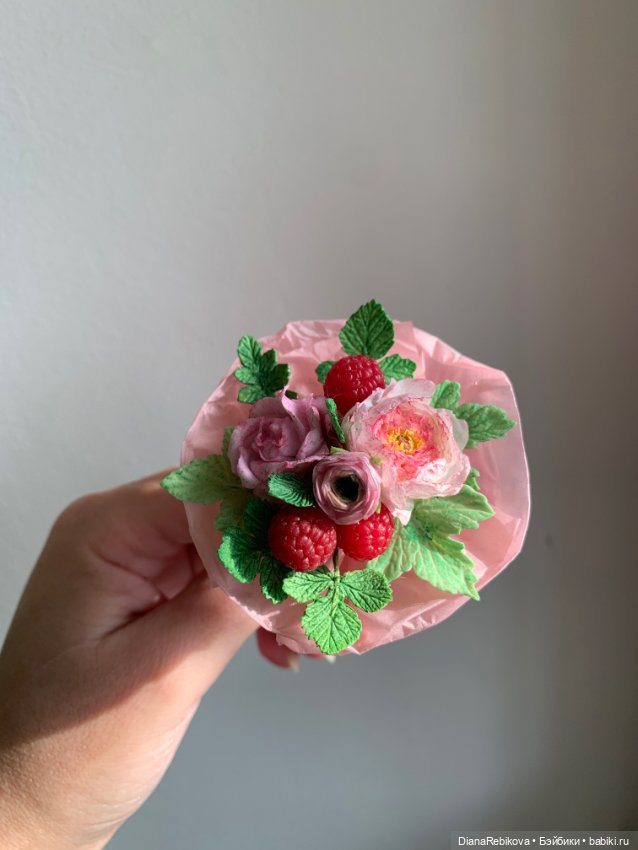 Букеты — Кукольная миниатюра своими руками: еда (фото 8)