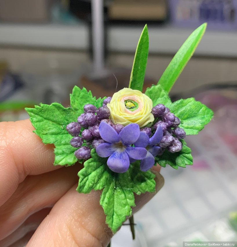 Букеты — Кукольная миниатюра своими руками: еда
