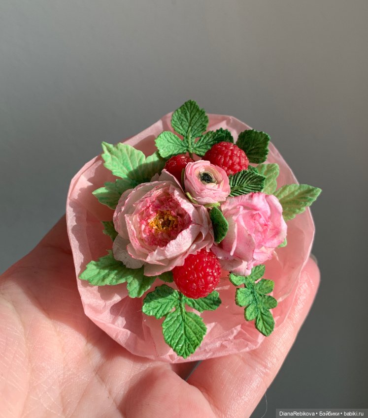 Букеты — Кукольная миниатюра своими руками: еда (фото 7)