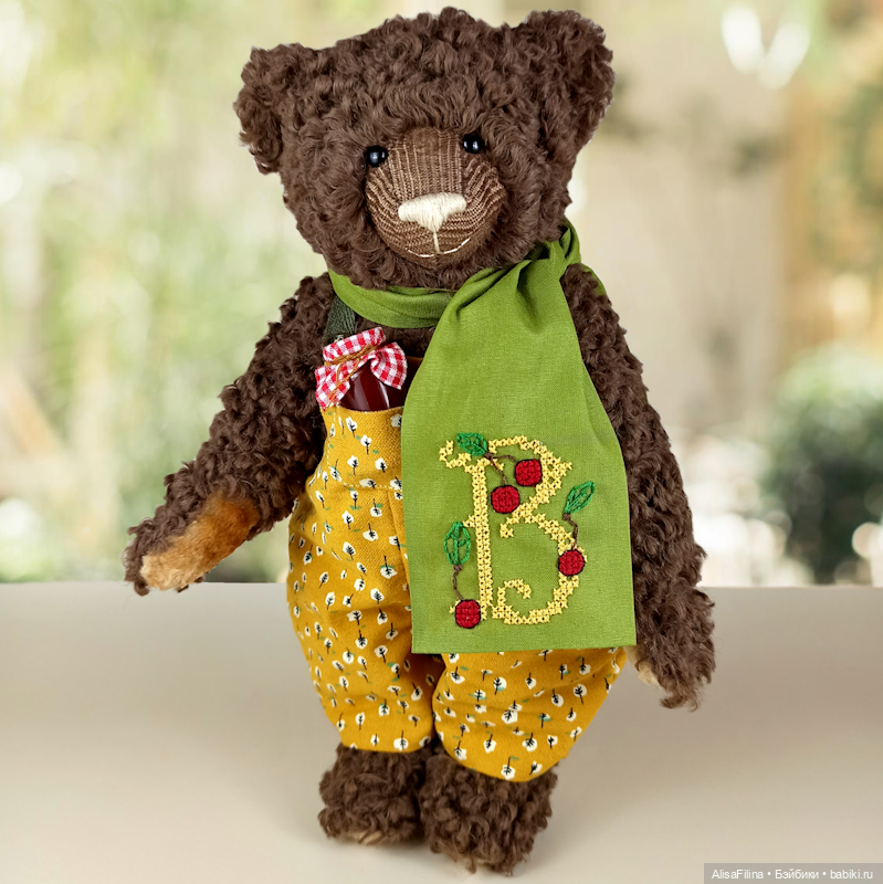 Мишка и Вишнёвое варенье — Авторские мишки Тедди и друзья: фото (фото 3)