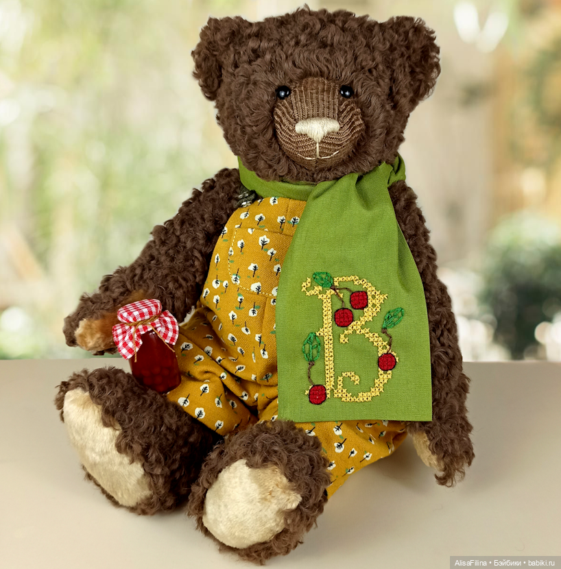 Мишка и Вишнёвое варенье — Авторские мишки Тедди и друзья: фото (фото 2)