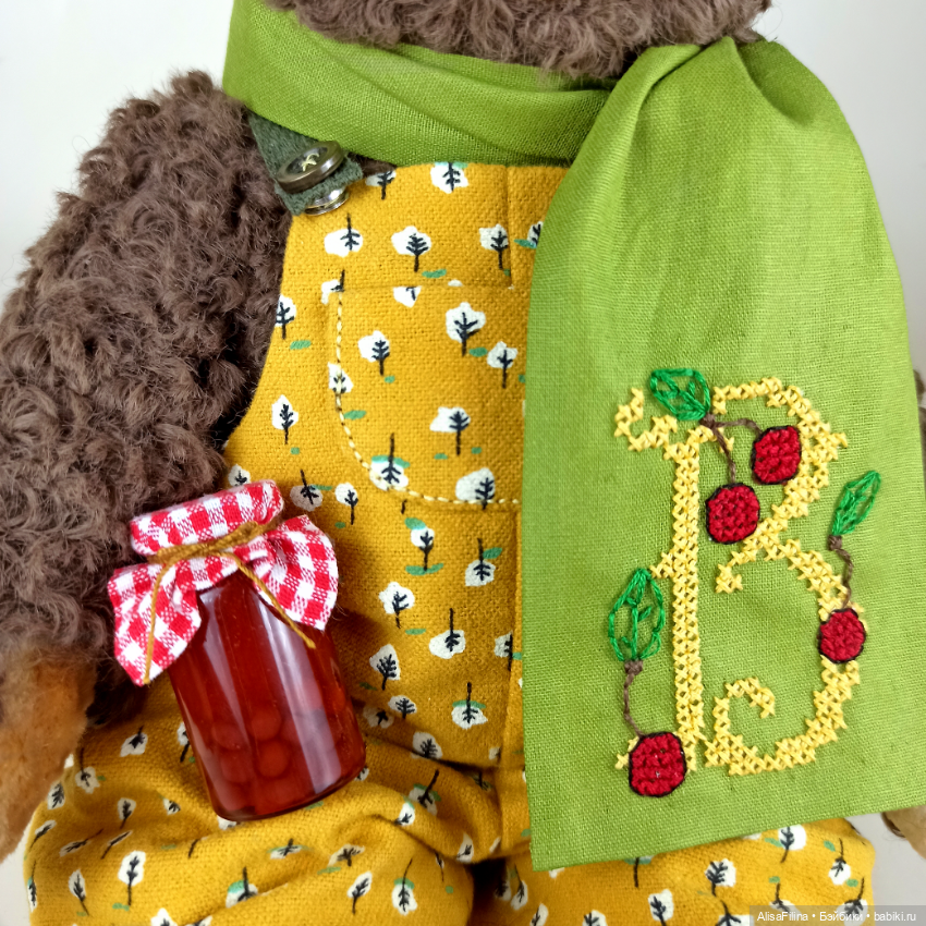 Мишка и Вишнёвое варенье — Авторские мишки Тедди и друзья: фото (фото 5)