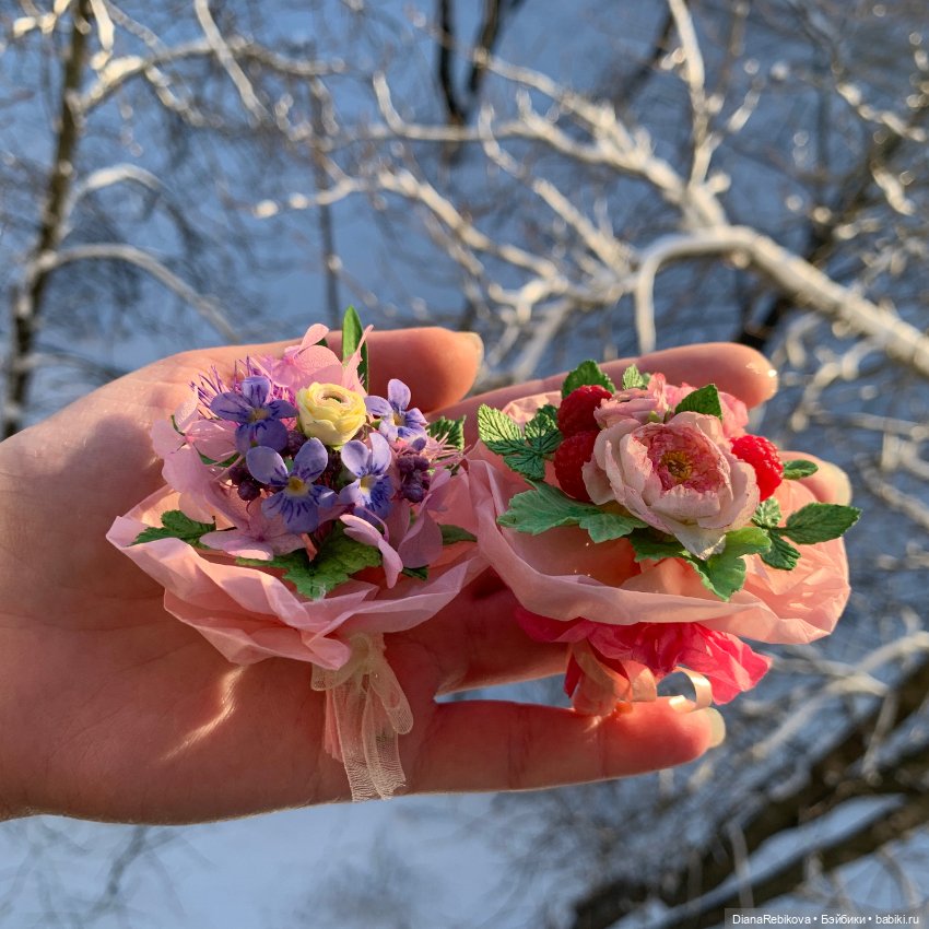 Букеты — Кукольная миниатюра своими руками: еда (фото 2)