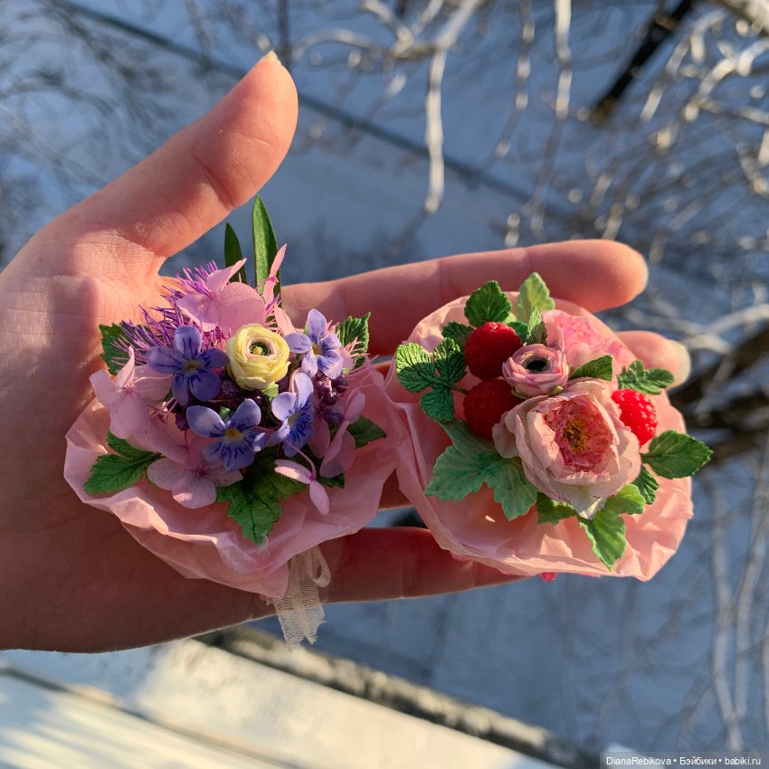 Букеты — Кукольная миниатюра своими руками: еда (фото 3)