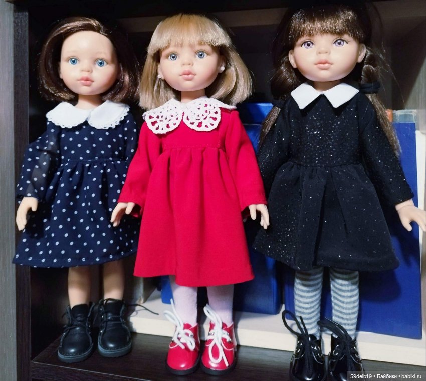 Шифоновое тёмно-синие в белый горох платье для паолочки (фото 5)