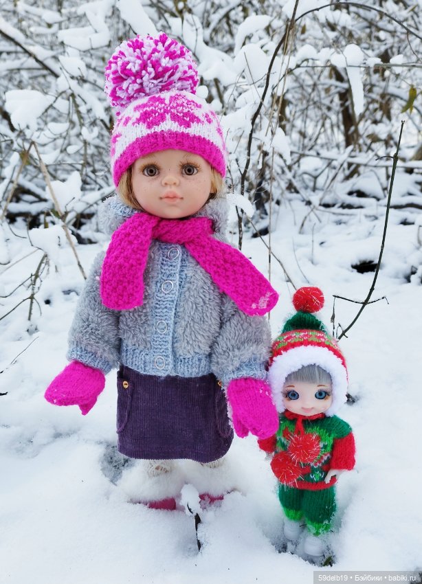 Всё вокруг белым бело — Одежда и обувь для кукол своими руками: фото