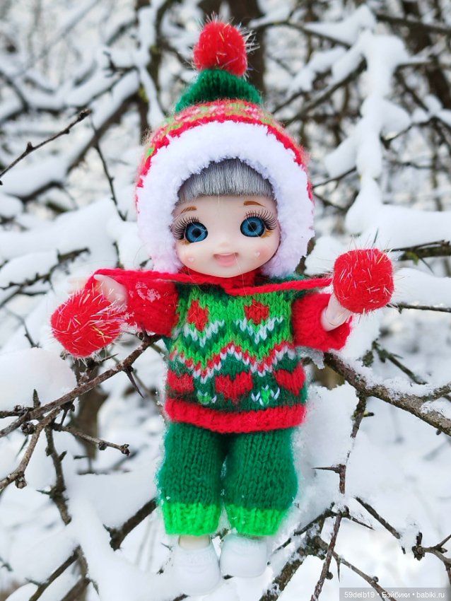 Всё вокруг белым бело — Одежда и обувь для кукол своими руками: фото