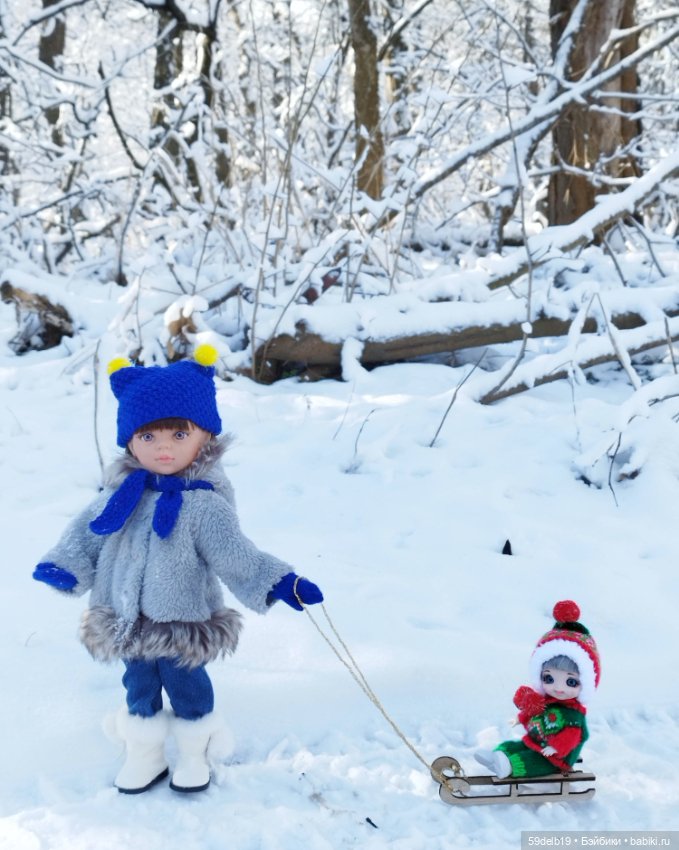 Всё вокруг белым бело — Одежда и обувь для кукол своими руками: фото