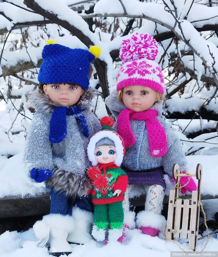 Всё вокруг белым бело — Одежда и обувь для кукол своими руками: фото