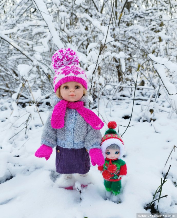 Всё вокруг белым бело — Одежда и обувь для кукол своими руками: фото