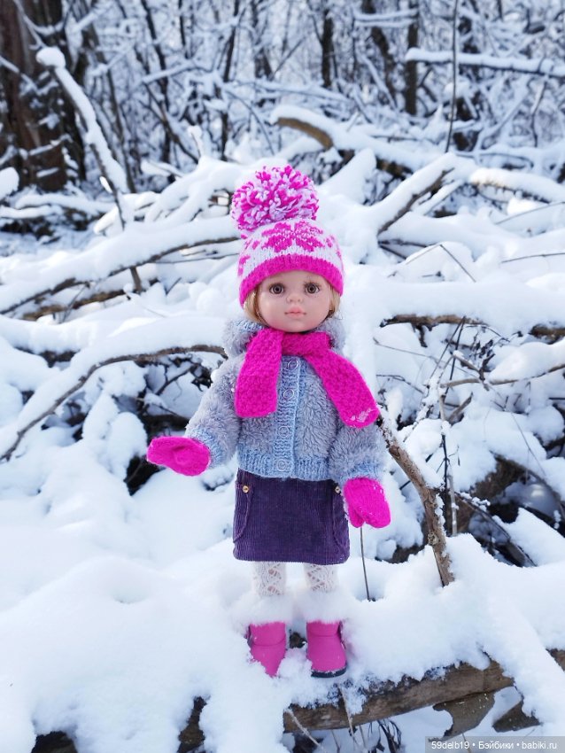 Всё вокруг белым бело — Одежда и обувь для кукол своими руками: фото