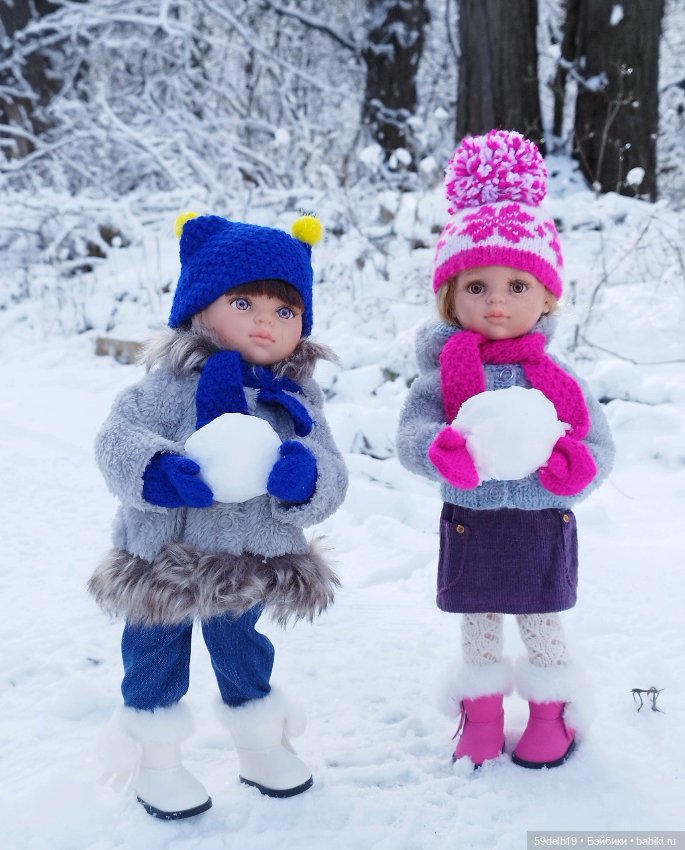 Всё вокруг белым бело — Одежда и обувь для кукол своими руками: фото (фото 9)