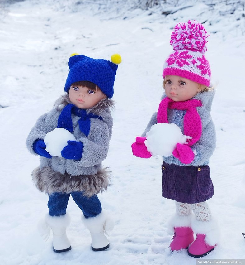 Всё вокруг белым бело — Одежда и обувь для кукол своими руками: фото (фото 7)