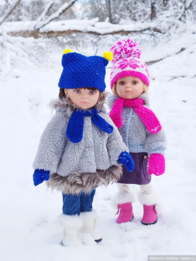 Всё вокруг белым бело — Одежда и обувь для кукол своими руками: фото