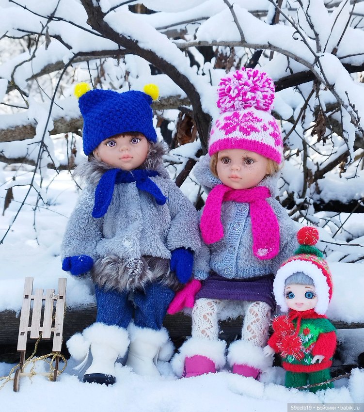 Всё вокруг белым бело — Одежда и обувь для кукол своими руками: фото