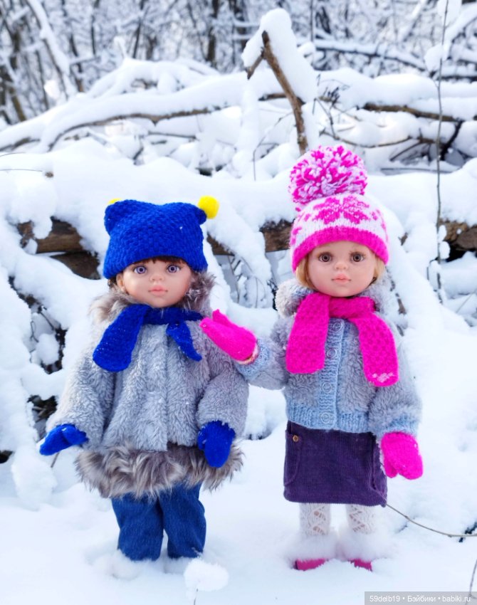 Всё вокруг белым бело — Одежда и обувь для кукол своими руками: фото (фото 4)