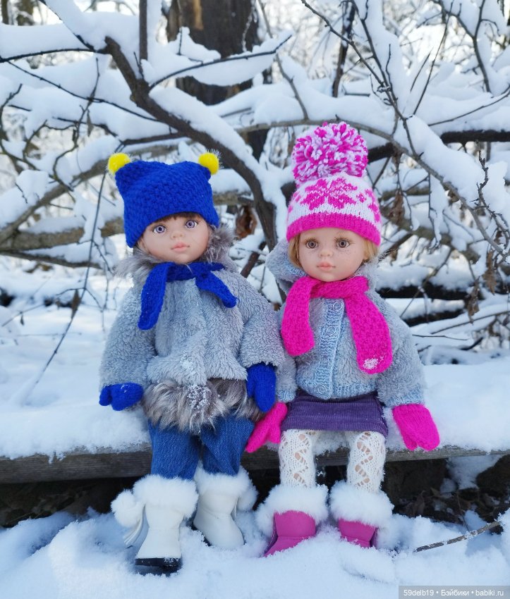 Всё вокруг белым бело — Одежда и обувь для кукол своими руками: фото (фото 5)