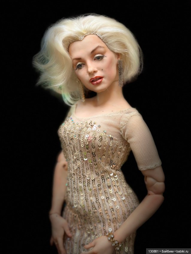 Мерелин Монро — Домашние фото авторских кукол: личные коллекции (фото 6)