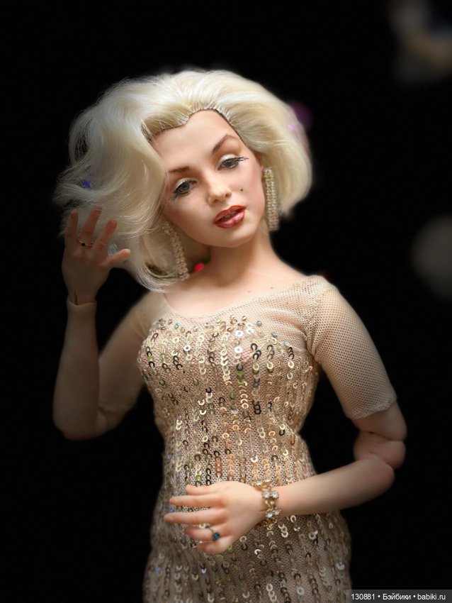 Мерелин Монро — Домашние фото авторских кукол: личные коллекции (фото 7)