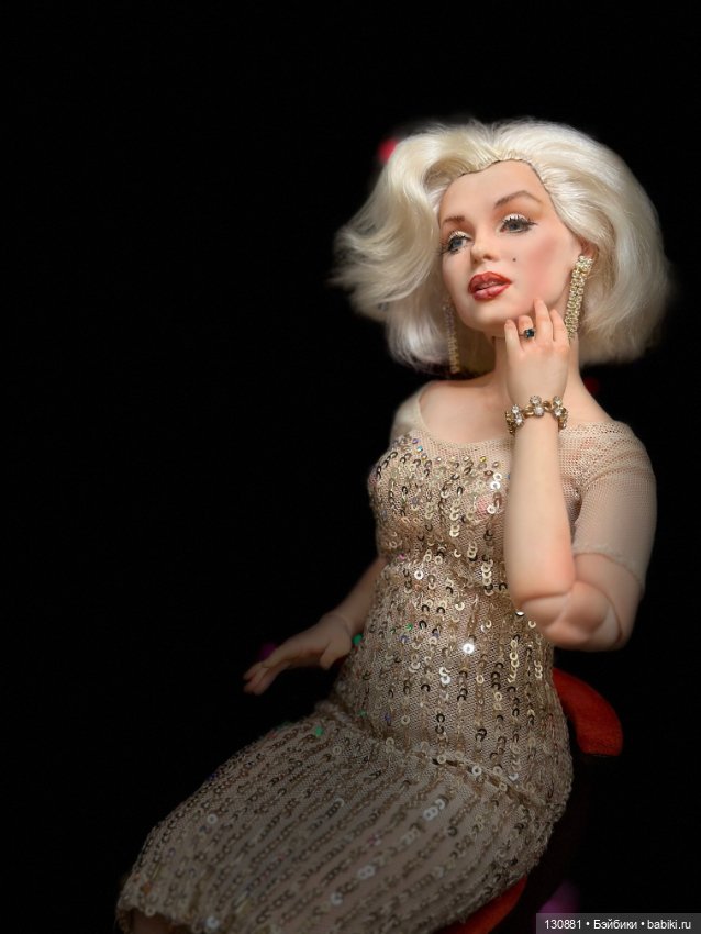 Мерелин Монро — Домашние фото авторских кукол: личные коллекции (фото 9)