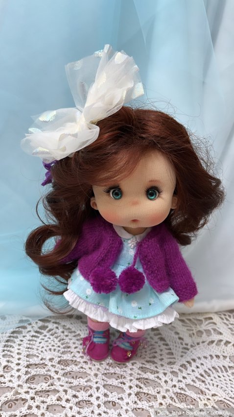 Интерьерная текстильная кукла (фото 3)