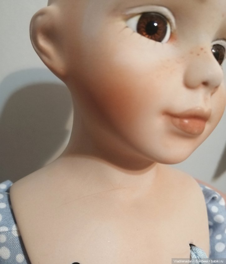 Переделка фарфоровой куклы, часть 3 Беда