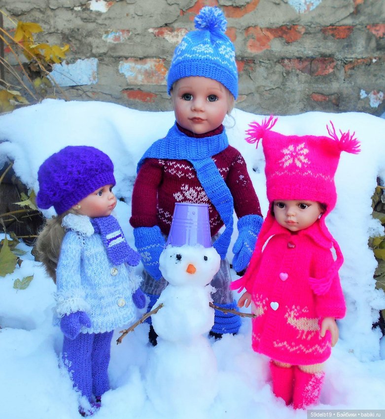 Долгожданный снег — Одежда и обувь для кукол своими руками: фото (фото 4)