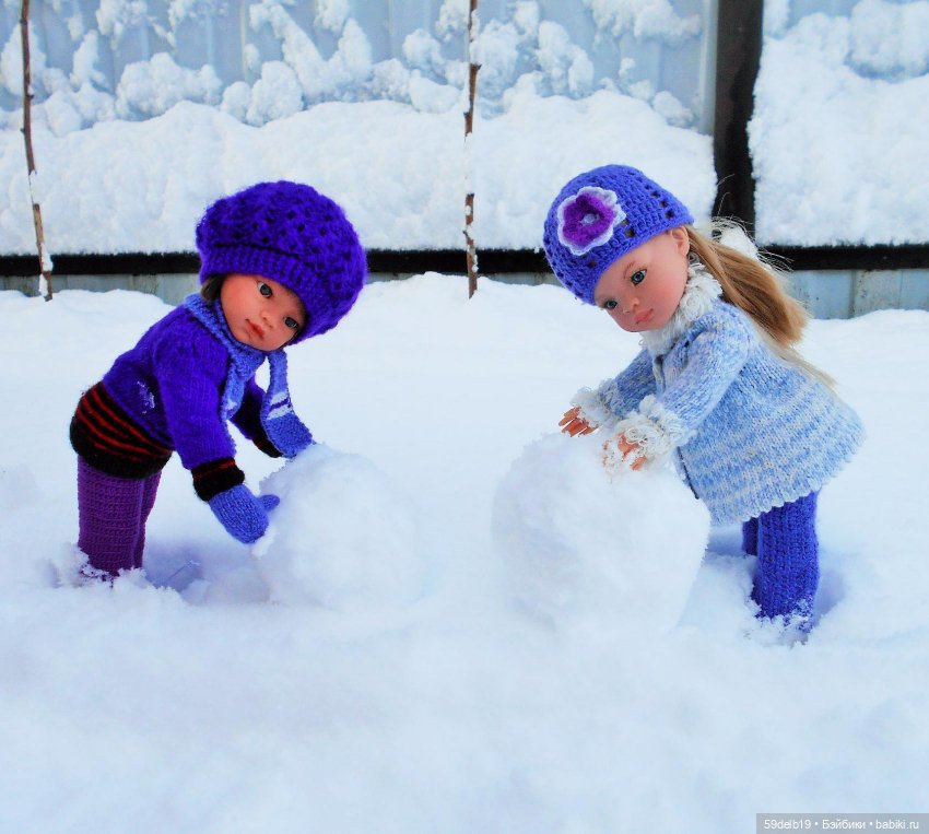 Долгожданный снег — Одежда и обувь для кукол своими руками: фото