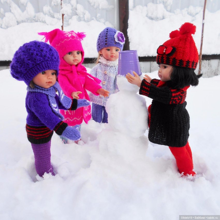 Долгожданный снег — Одежда и обувь для кукол своими руками: фото (фото 3)