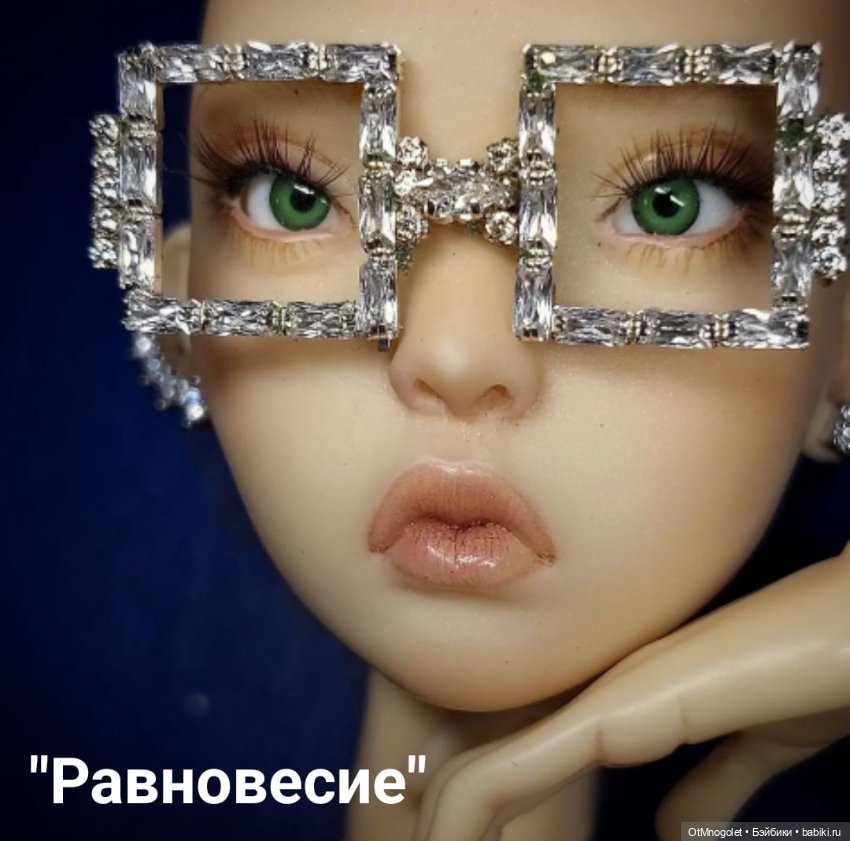 Очки с цирконием разных форм (фото 8)