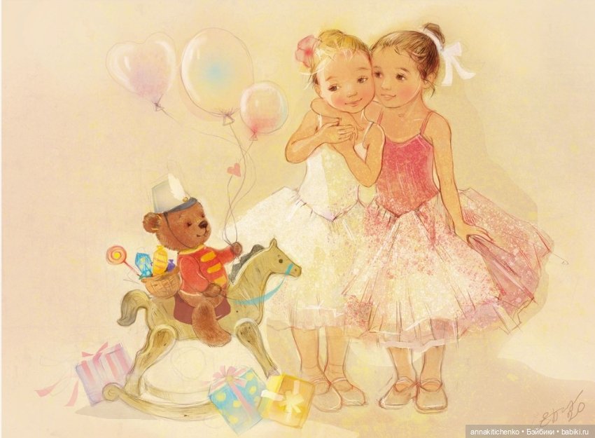 Добро пожаловать в детство! Нежные акварельные иллюстрации Екатерины Бабок