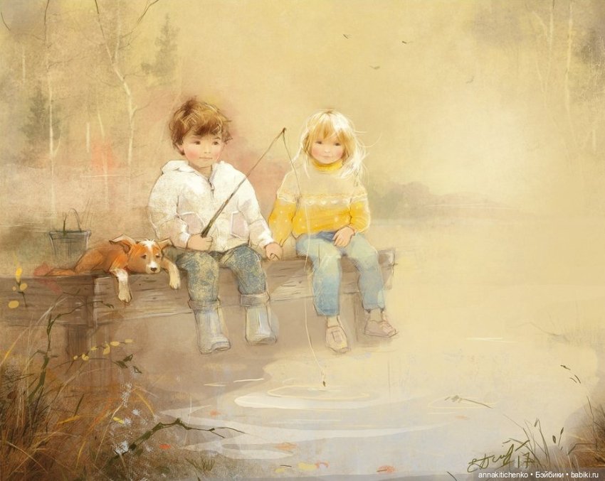 Добро пожаловать в детство! Нежные акварельные иллюстрации Екатерины Бабок (фото 8)