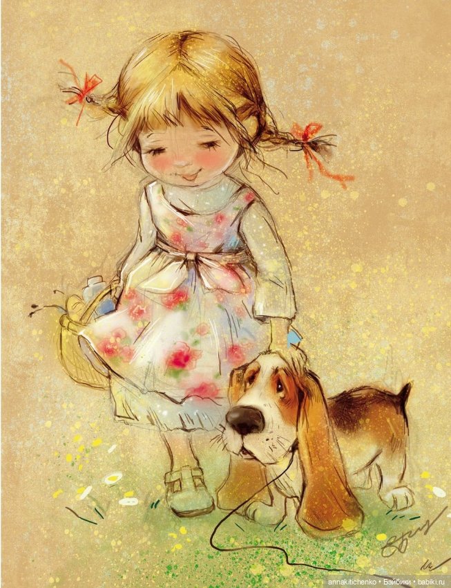 Добро пожаловать в детство! Нежные акварельные иллюстрации Екатерины Бабок