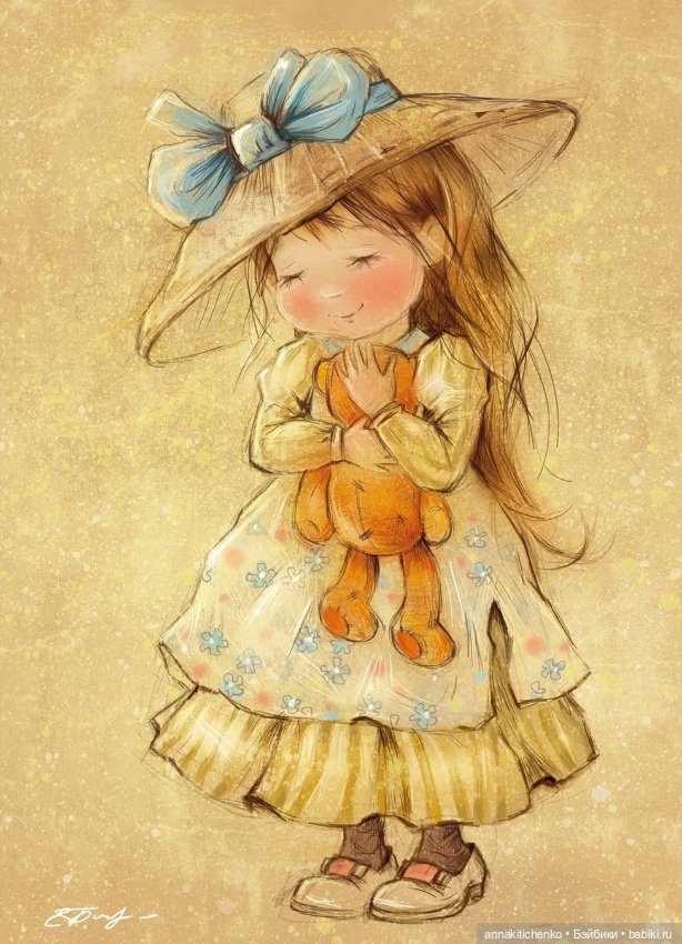 Добро пожаловать в детство! Нежные акварельные иллюстрации Екатерины Бабок
