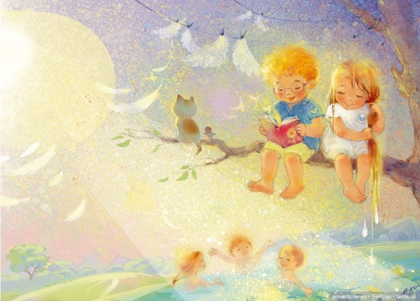 Добро пожаловать в детство! Нежные акварельные иллюстрации Екатерины Бабок