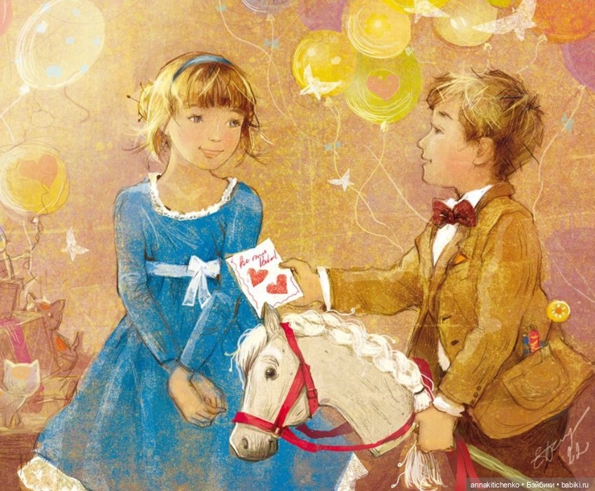 Добро пожаловать в детство! Нежные акварельные иллюстрации Екатерины Бабок