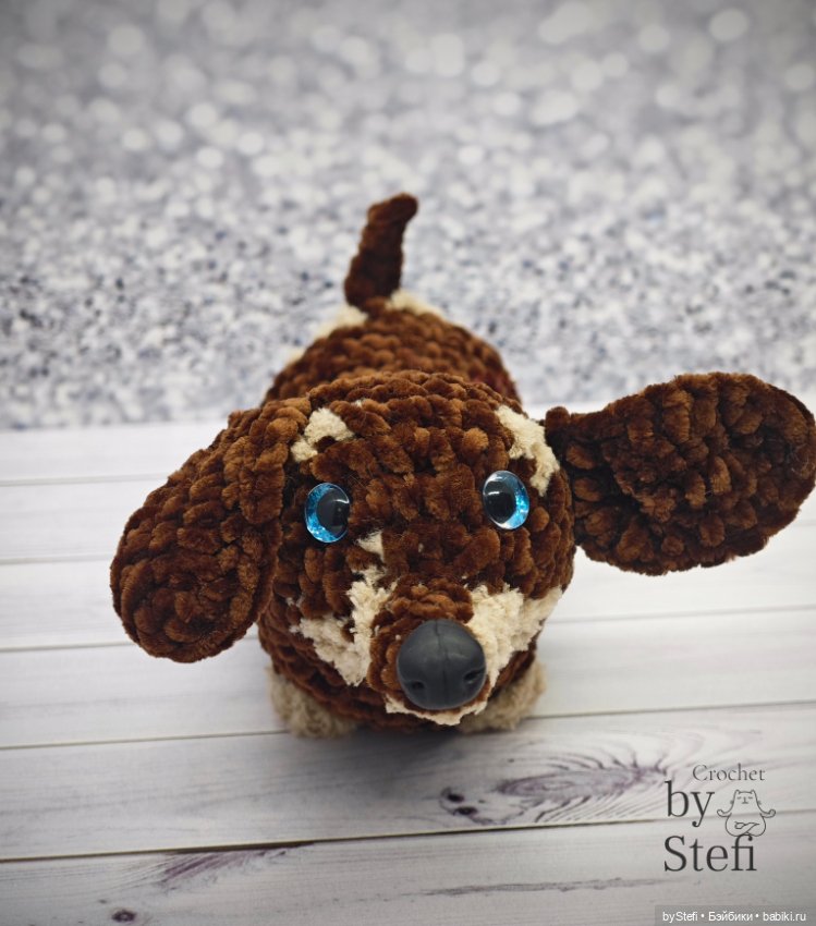 Таксик — Вязаные игрушки и амигуруми: крючком (фото 6)
