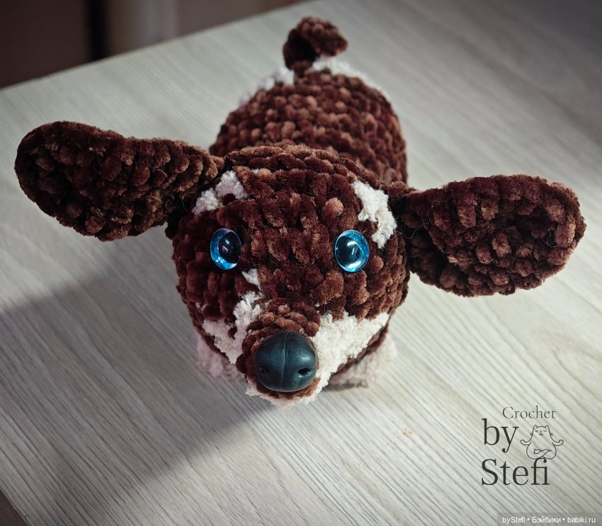 Таксик — Вязаные игрушки и амигуруми: крючком (фото 7)