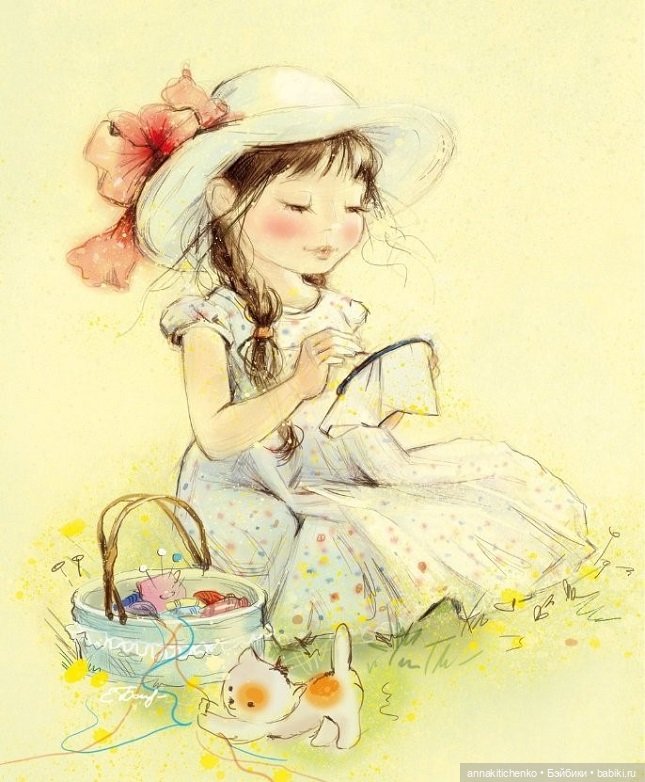 Добро пожаловать в детство! Нежные акварельные иллюстрации Екатерины Бабок